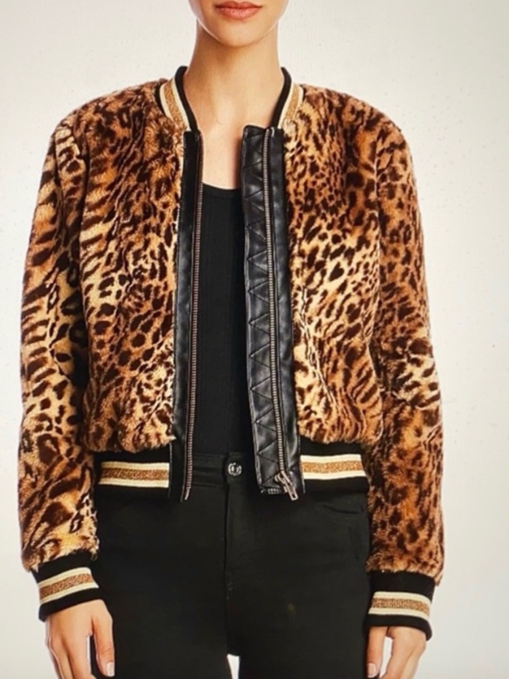 Leopard bomber jacket Bailey44